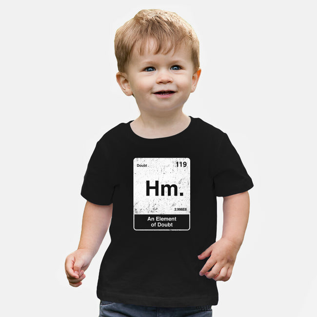 Hm An Element Of Doubt-Baby-Basic-Tee-rocketman_art