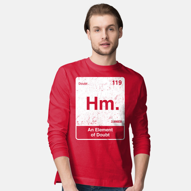 Hm An Element Of Doubt-Mens-Long Sleeved-Tee-rocketman_art