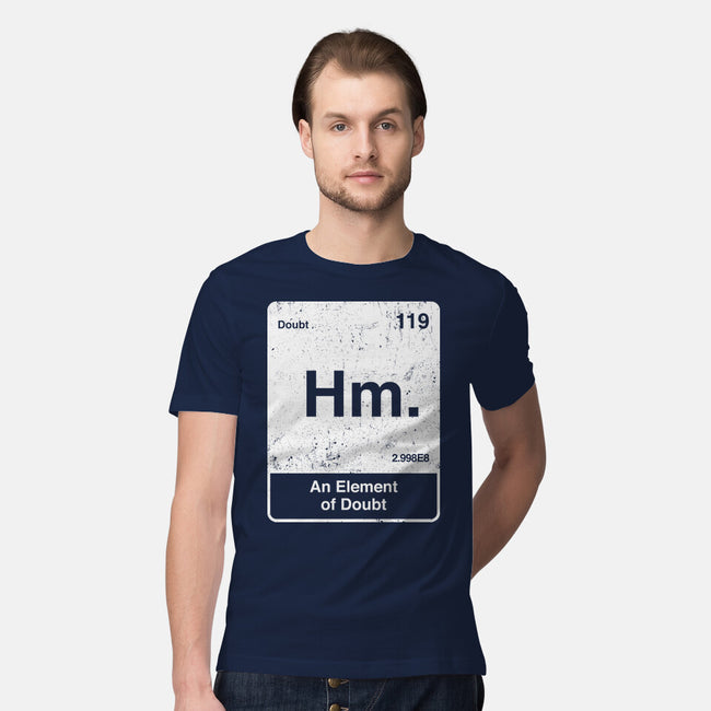 Hm An Element Of Doubt-Mens-Premium-Tee-rocketman_art