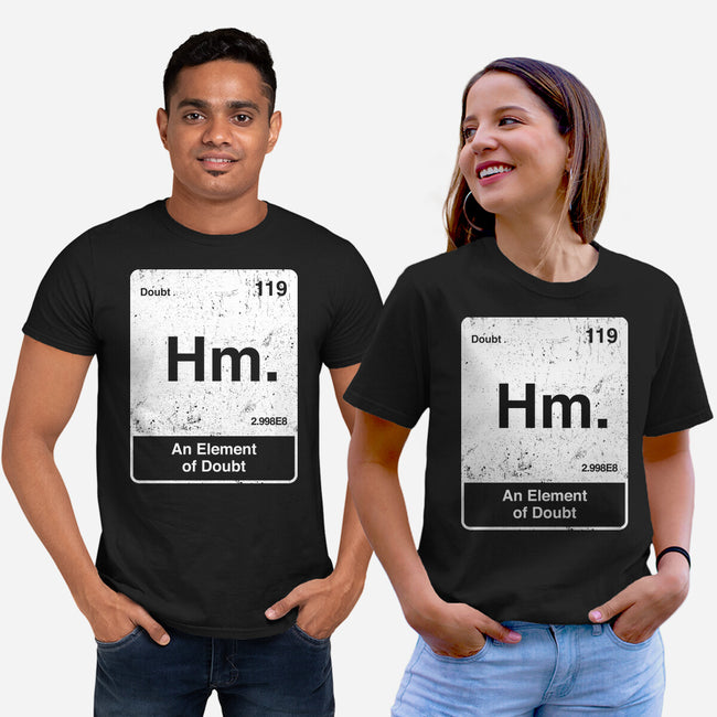Hm An Element Of Doubt-Unisex-Basic-Tee-rocketman_art