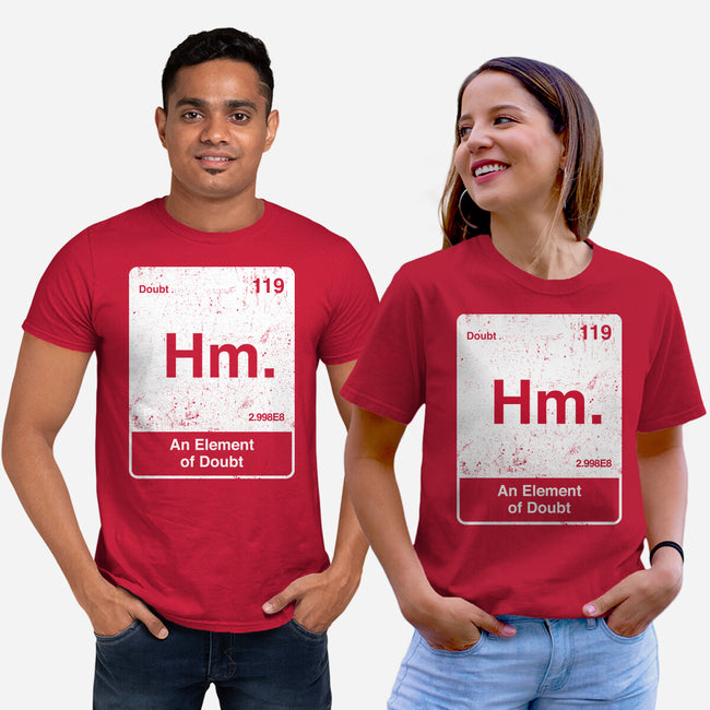 Hm An Element Of Doubt-Unisex-Basic-Tee-rocketman_art