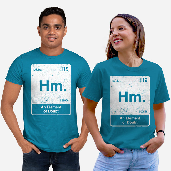 Hm An Element Of Doubt-Unisex-Basic-Tee-rocketman_art