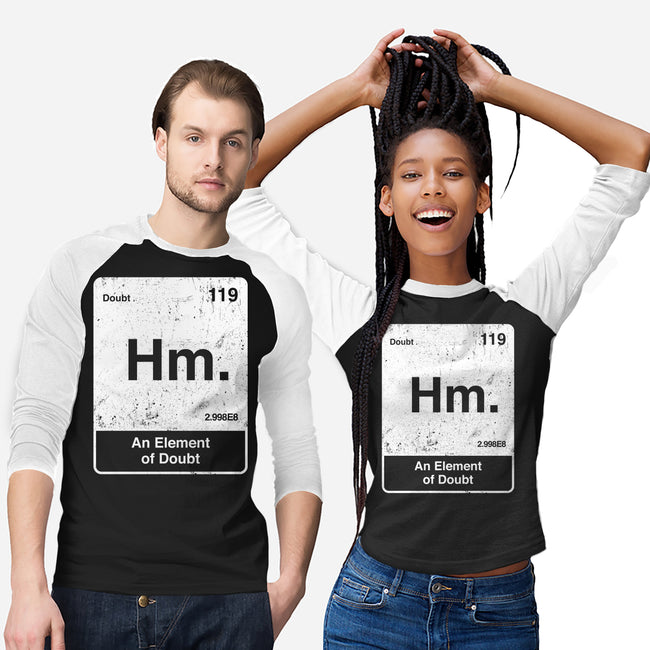 Hm An Element Of Doubt-Unisex-Baseball-Tee-rocketman_art