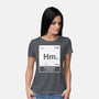 Hm An Element Of Doubt-Womens-Basic-Tee-rocketman_art