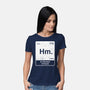 Hm An Element Of Doubt-Womens-Basic-Tee-rocketman_art