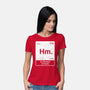 Hm An Element Of Doubt-Womens-Basic-Tee-rocketman_art