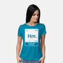 Hm An Element Of Doubt-Womens-Basic-Tee-rocketman_art