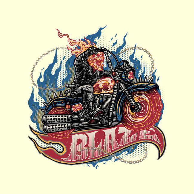 Blazing Skull-None-Polyester-Shower Curtain-glitchygorilla