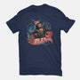 Blazing Skull-Unisex-Basic-Tee-glitchygorilla