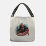 Blazing Skull-None-Adjustable Tote-Bag-glitchygorilla