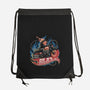 Blazing Skull-None-Drawstring-Bag-glitchygorilla