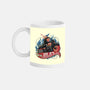Blazing Skull-None-Mug-Drinkware-glitchygorilla