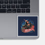 Blazing Skull-None-Glossy-Sticker-glitchygorilla
