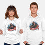 Blazing Skull-Unisex-Pullover-Sweatshirt-glitchygorilla