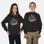 Blazing Skull-Youth-Crew Neck-Sweatshirt-glitchygorilla