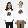 Blazing Skull-Youth-Crew Neck-Sweatshirt-glitchygorilla