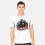 Blazing Skull-Mens-Heavyweight-Tee-glitchygorilla