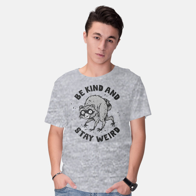 Be Kind And Stay Weird-Mens-Basic-Tee-kg07