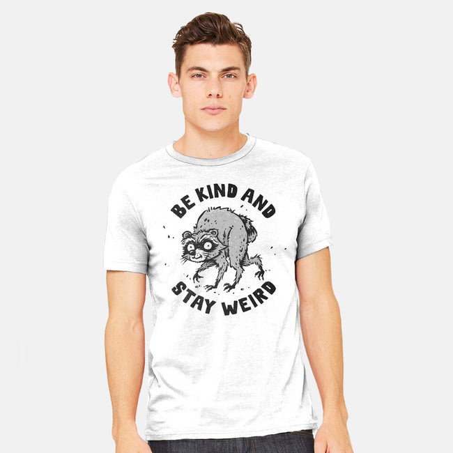 Be Kind And Stay Weird-Mens-Heavyweight-Tee-kg07