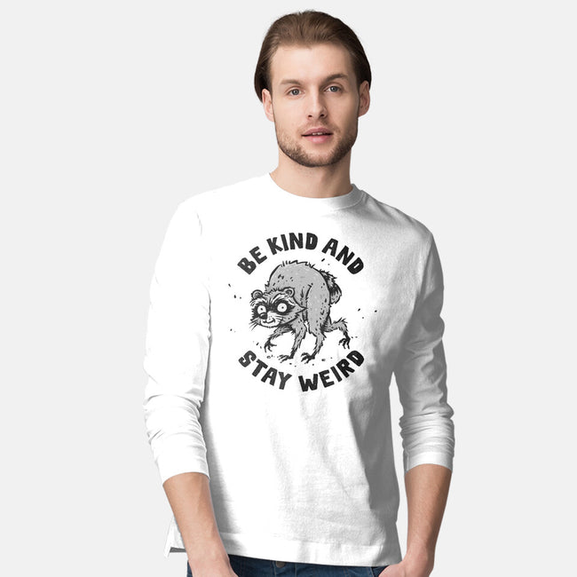 Be Kind And Stay Weird-Mens-Long Sleeved-Tee-kg07