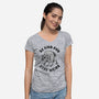 Be Kind And Stay Weird-Womens-V-Neck-Tee-kg07