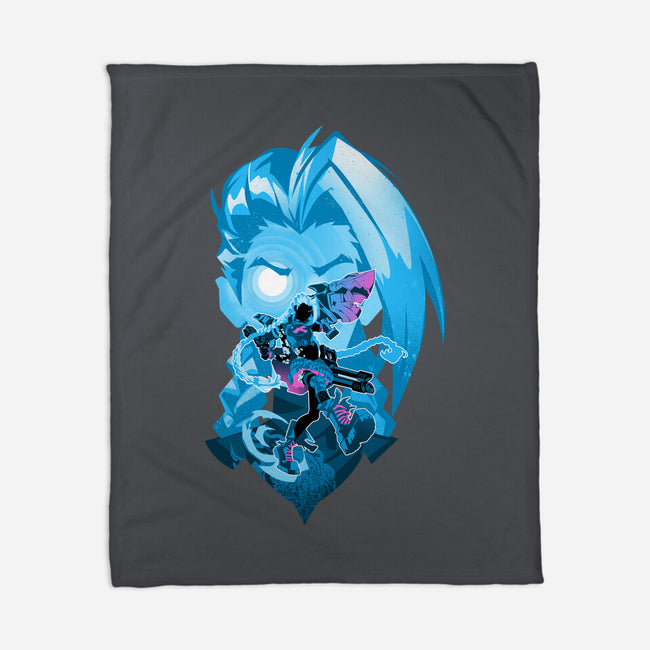 Jinx 2XKO-None-Fleece-Blanket-hypertwenty