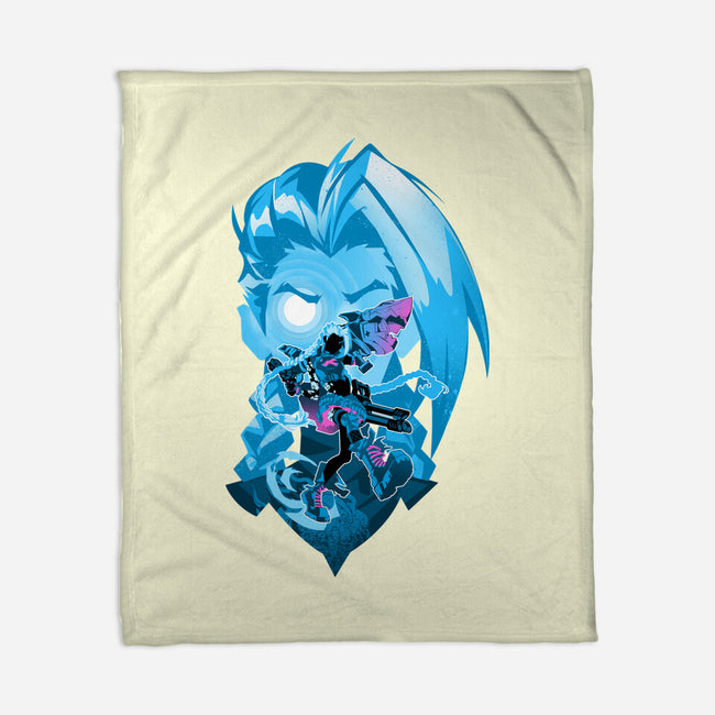 Jinx 2XKO-None-Fleece-Blanket-hypertwenty