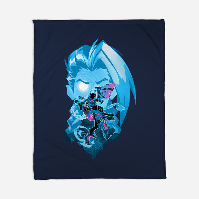 Jinx 2XKO-None-Fleece-Blanket-hypertwenty