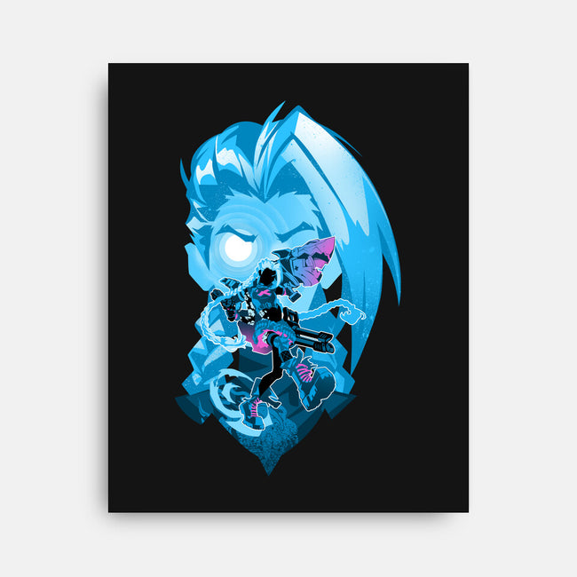 Jinx 2XKO-None-Stretched-Canvas-hypertwenty