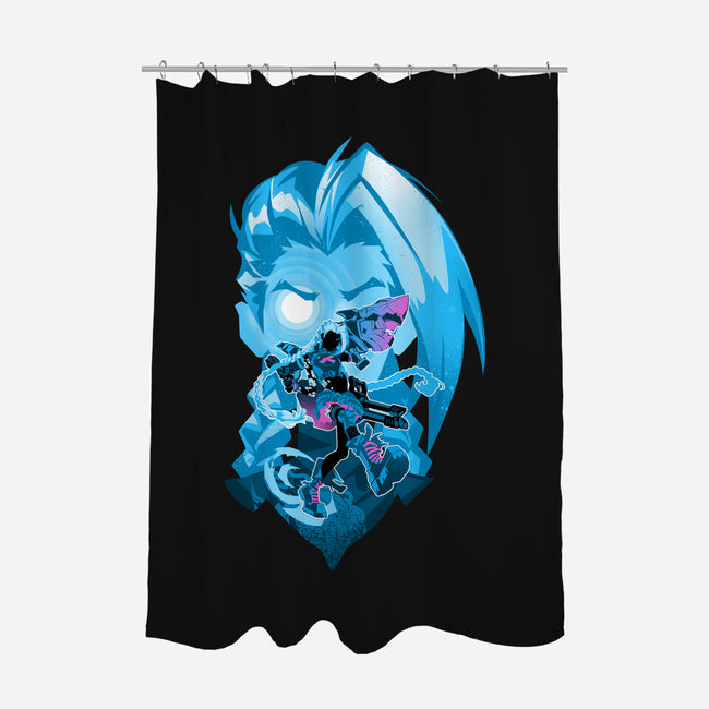 Jinx 2XKO-None-Polyester-Shower Curtain-hypertwenty
