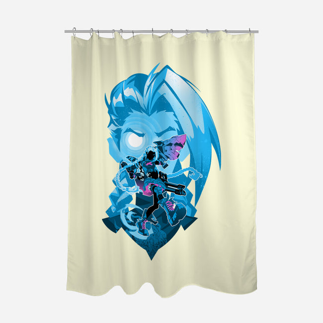 Jinx 2XKO-None-Polyester-Shower Curtain-hypertwenty