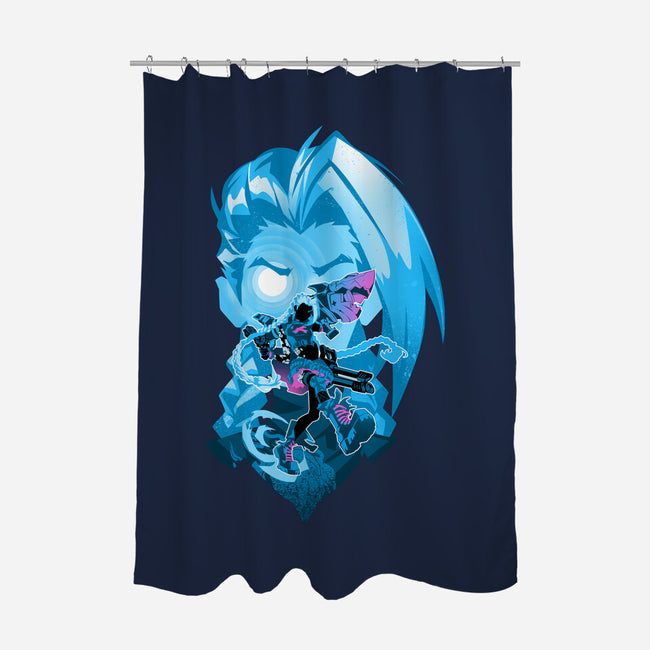 Jinx 2XKO-None-Polyester-Shower Curtain-hypertwenty