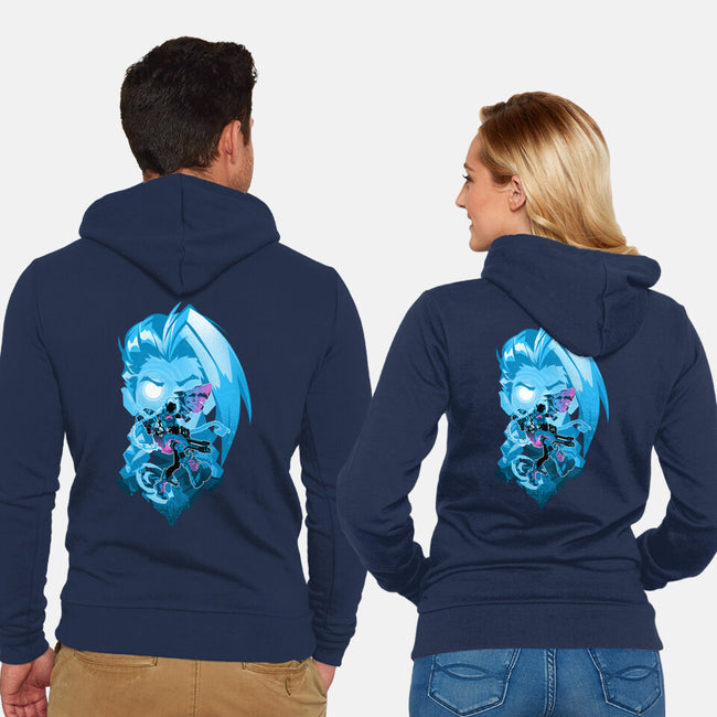 Jinx 2XKO-Unisex-Zip-Up-Sweatshirt-hypertwenty