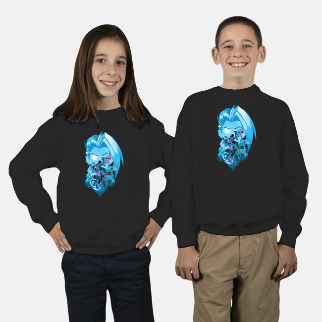 Jinx 2XKO-Youth-Crew Neck-Sweatshirt-hypertwenty