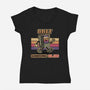 8bit Gaming Club-Womens-V-Neck-Tee-OPIPPI