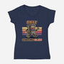 8bit Gaming Club-Womens-V-Neck-Tee-OPIPPI