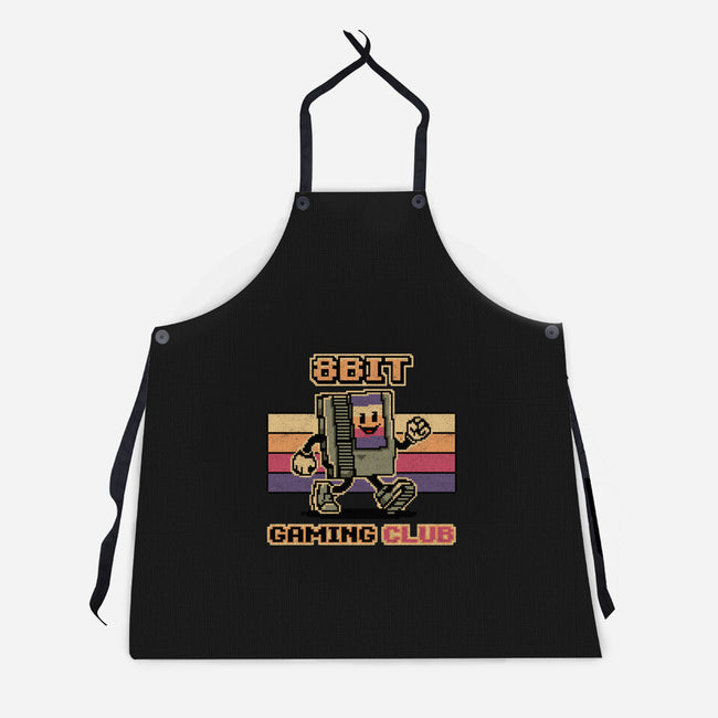 8bit Gaming Club-Unisex-Kitchen-Apron-OPIPPI