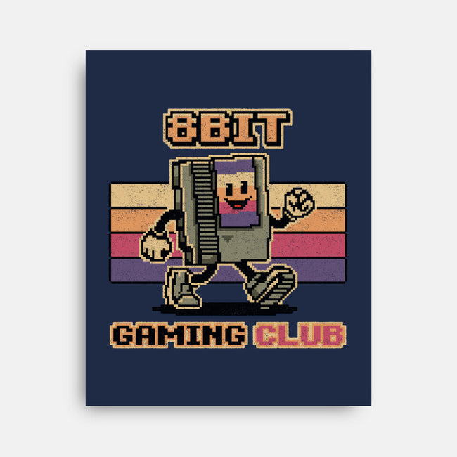 8bit Gaming Club-None-Stretched-Canvas-OPIPPI