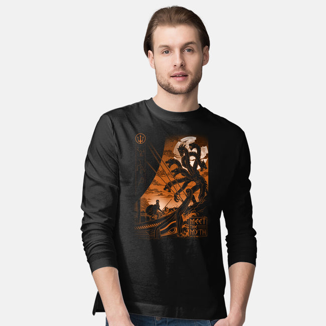 Meet The Myth-Mens-Long Sleeved-Tee-silentOp
