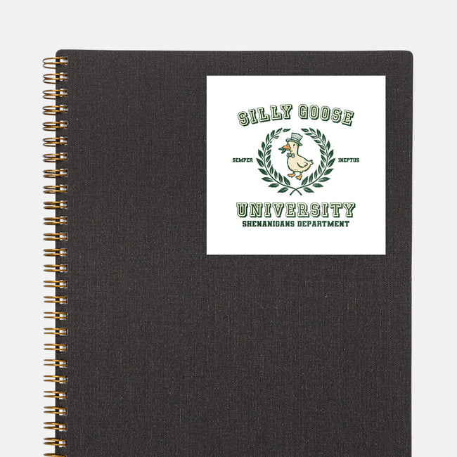 Silly Goose University-None-Glossy-Sticker-kg07