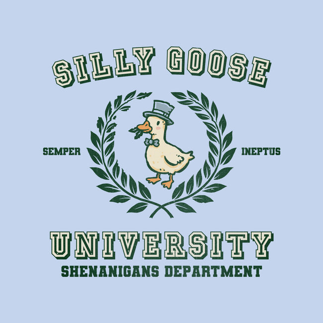 Silly Goose University-Mens-Basic-Tee-kg07