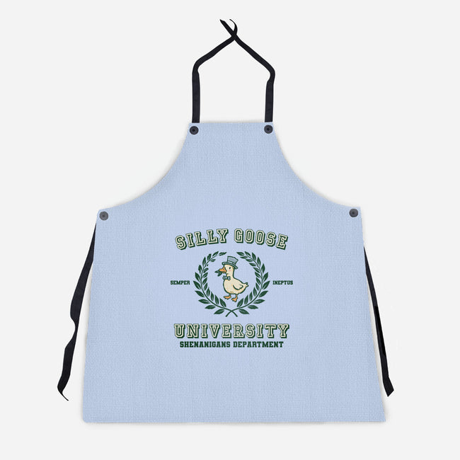 Silly Goose University-Unisex-Kitchen-Apron-kg07