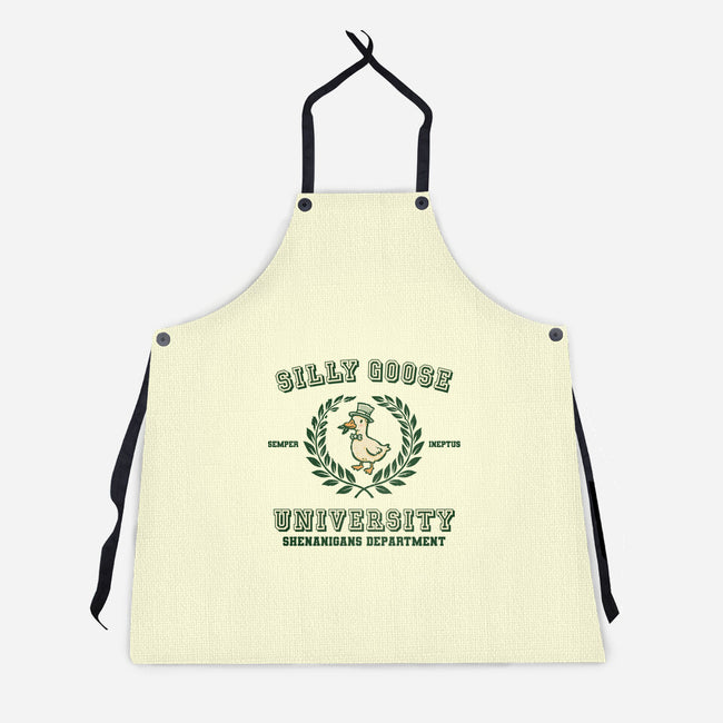 Silly Goose University-Unisex-Kitchen-Apron-kg07