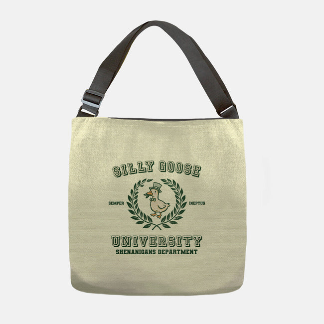 Silly Goose University-None-Adjustable Tote-Bag-kg07