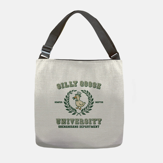 Silly Goose University-None-Adjustable Tote-Bag-kg07
