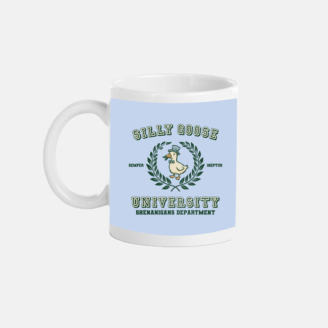 Silly Goose University-None-Mug-Drinkware-kg07
