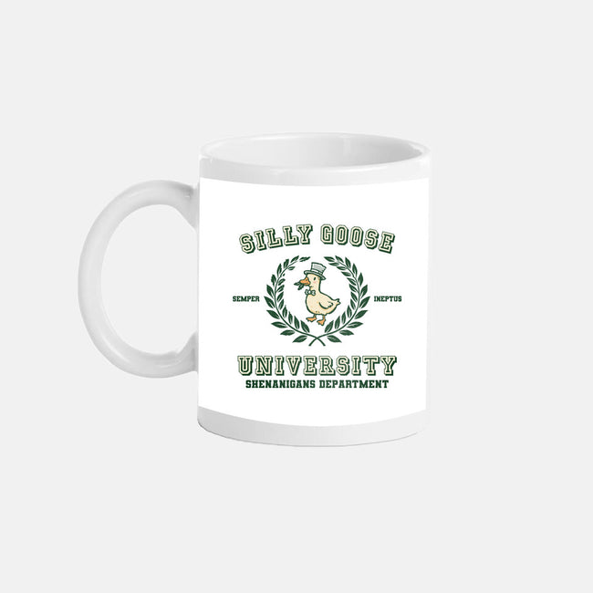 Silly Goose University-None-Mug-Drinkware-kg07