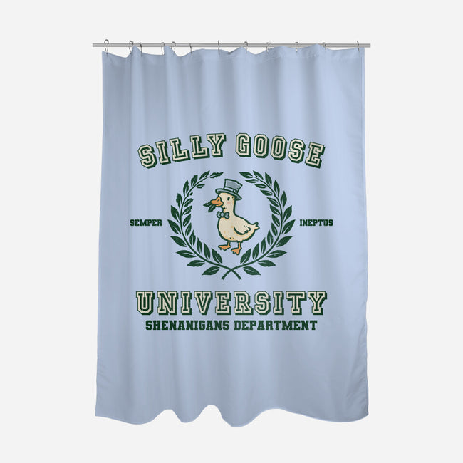 Silly Goose University-None-Polyester-Shower Curtain-kg07