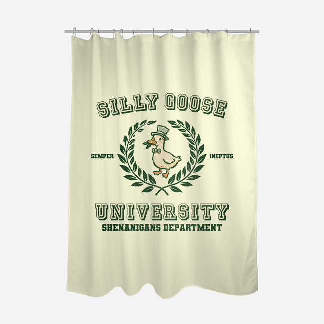 Silly Goose University-None-Polyester-Shower Curtain-kg07