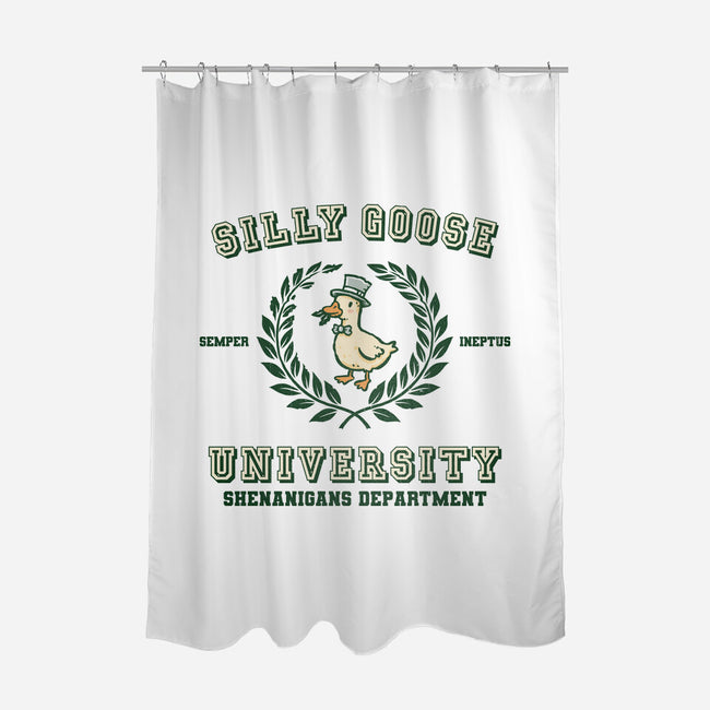 Silly Goose University-None-Polyester-Shower Curtain-kg07
